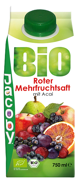 Jacoby Bio Roter Mehrfruchtsaft m. Accai